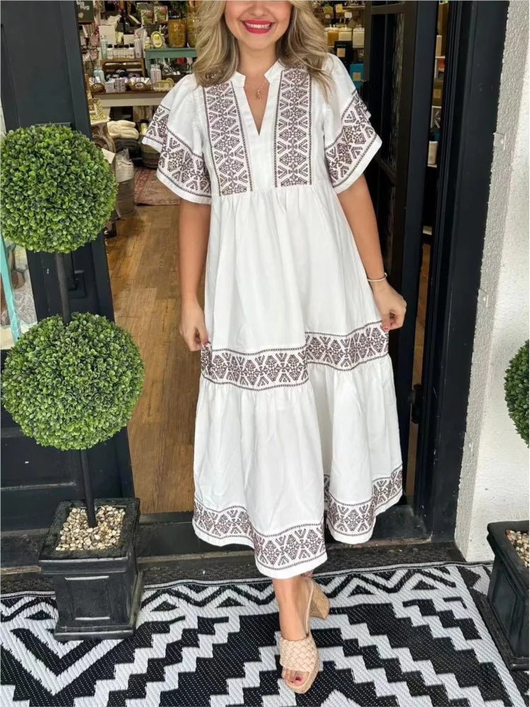 Patricia - Robe Boho Élégante