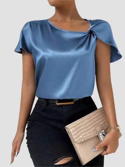 Camille - Élégante Blouse Satinée