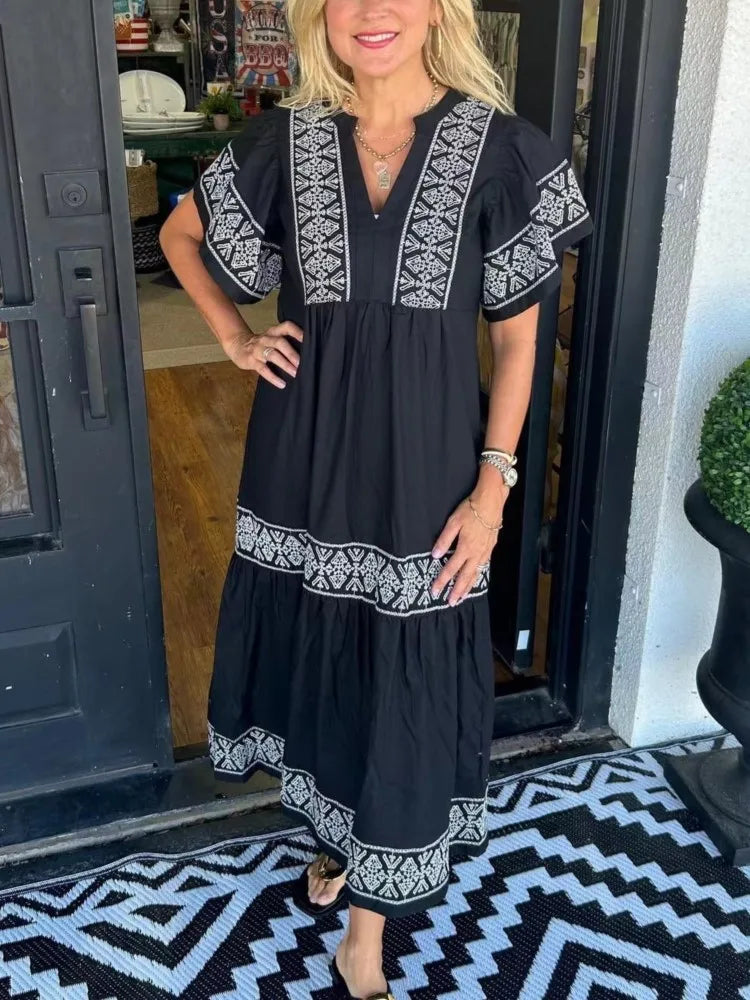 Patricia - Robe Boho Élégante