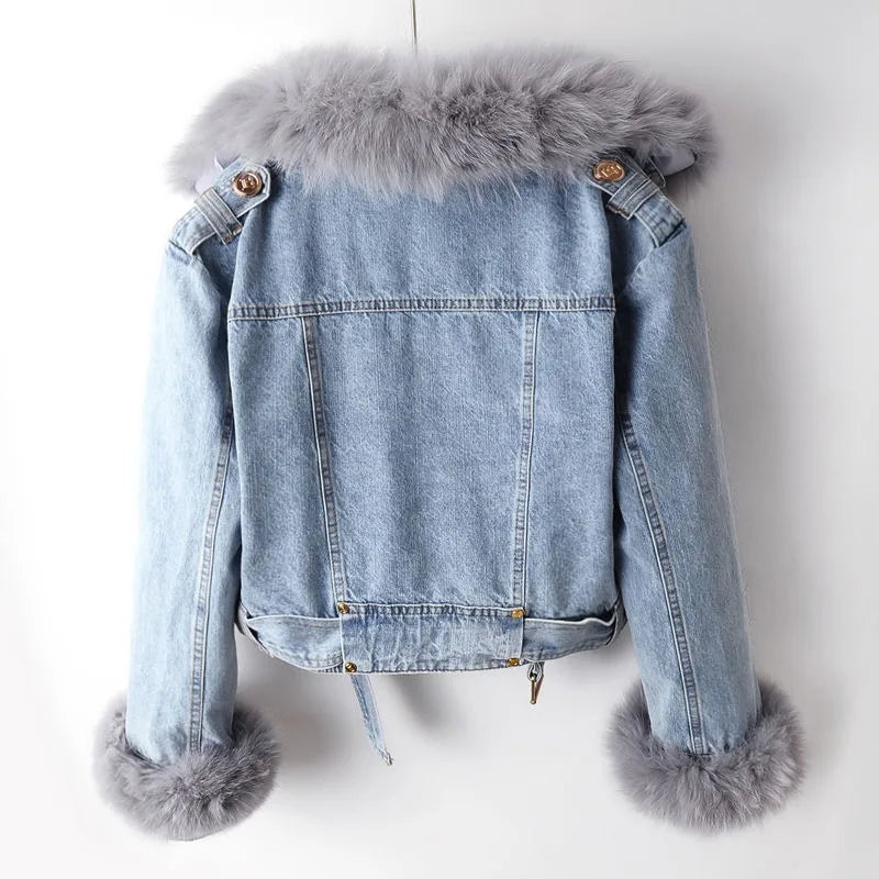 Clara - Manteau Chic en Denim
