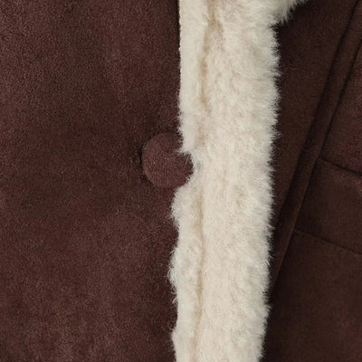 Marjorie - Manteau Rétro En Laine