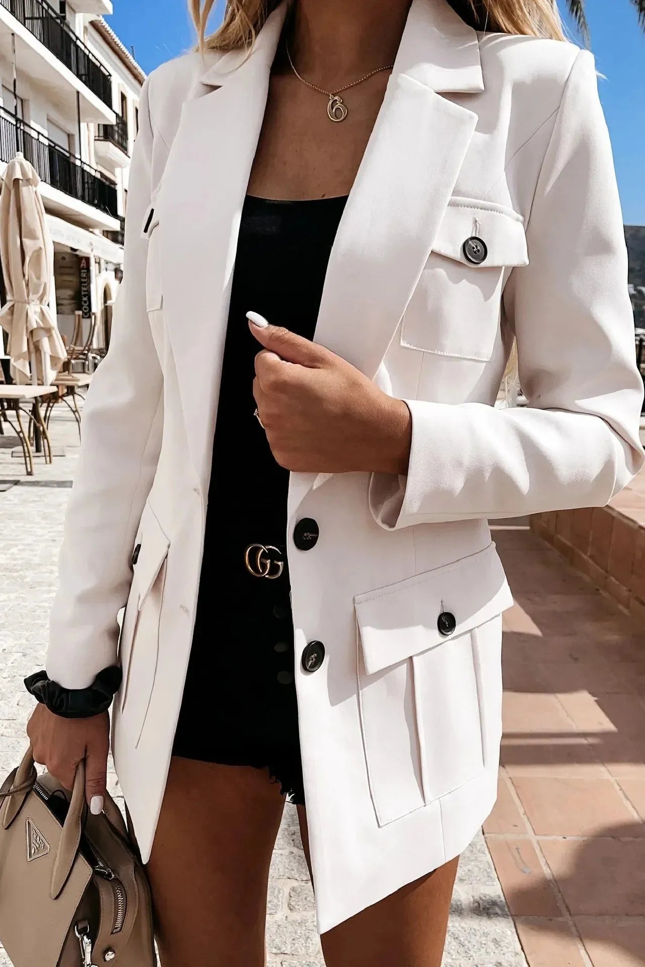 Emera - Blazer Chic Avec Poches