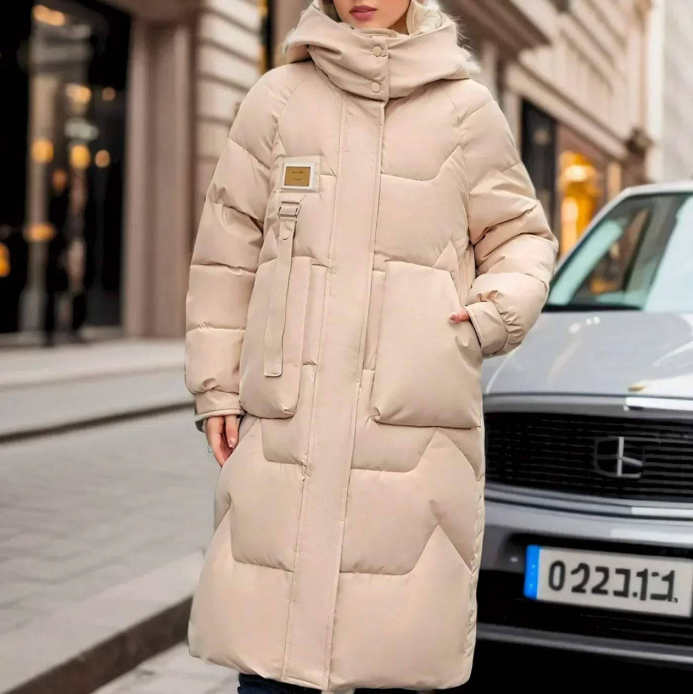 Wendy - Manteau Long Élégant Imperméable