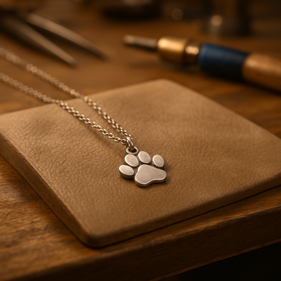 Pawtastic - Pendentif Argent Élégant