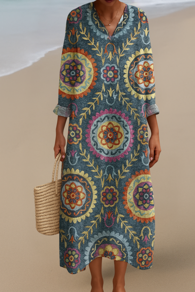 Sofie - Robe Maxi Bohème Élégante