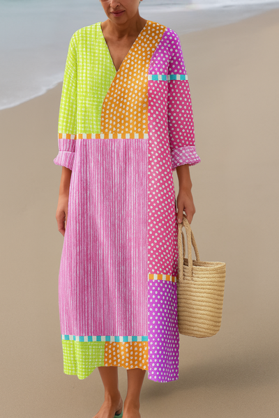 Sofie - Robe Patchwork Joyeuse