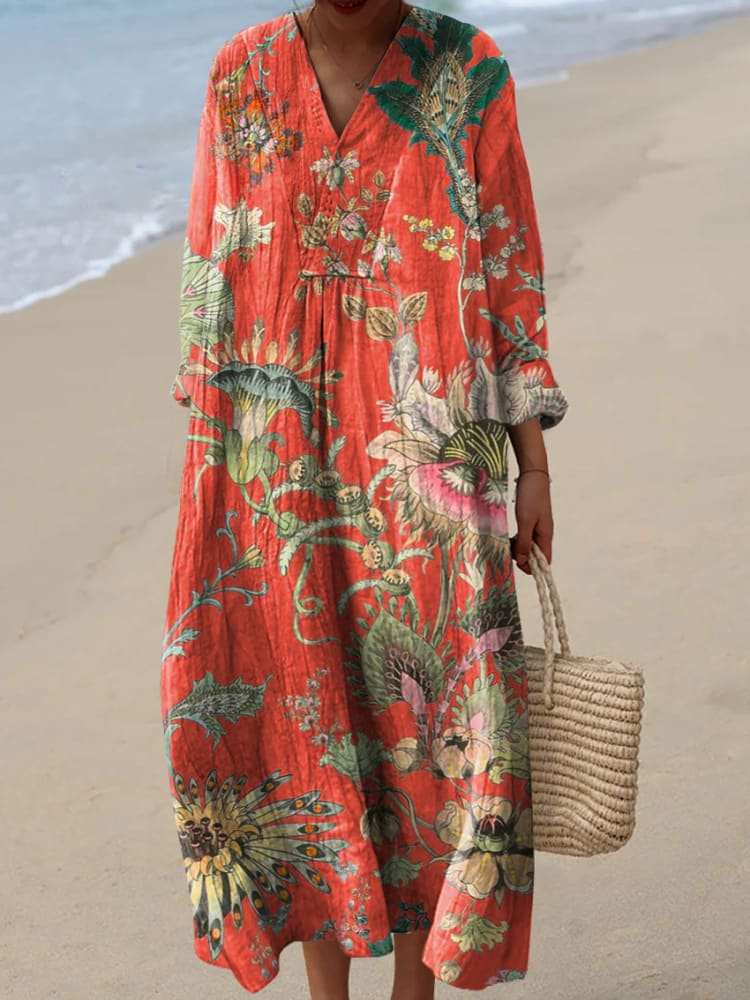 Anna - Robe d'Été Artistique