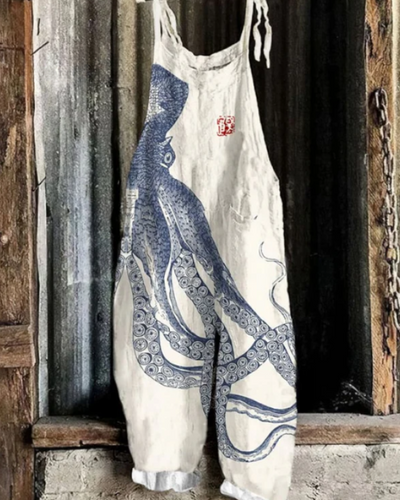 Lunelle - Salopette Floral Décontractée