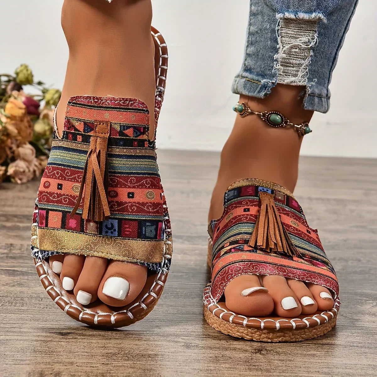 Idalina - Sandales Boho Chic