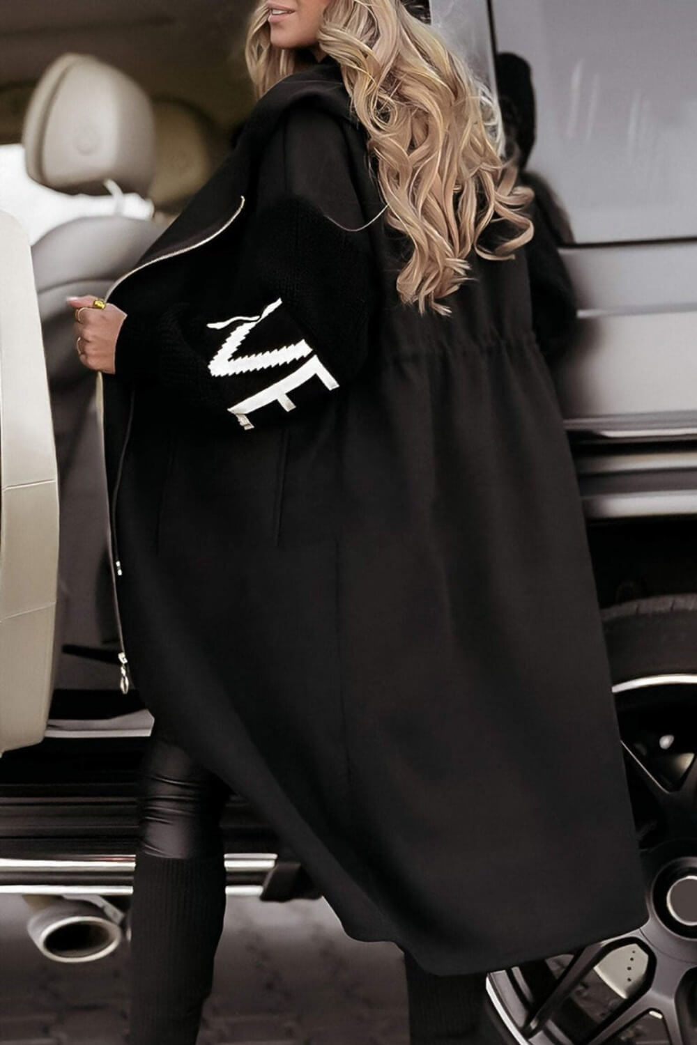 Amélie™ | Manteau Femme avec Manches Tricotées