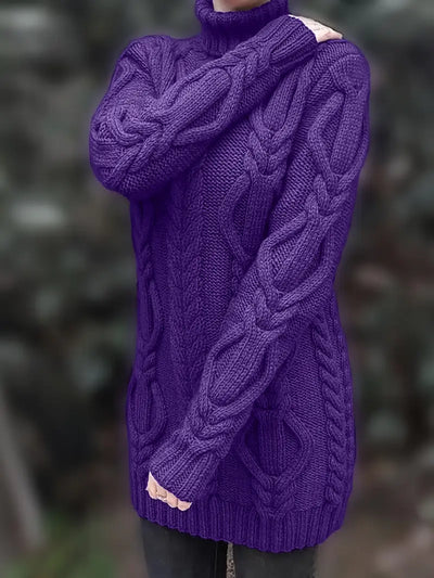 Narda - Élégante Robe Turtleneck