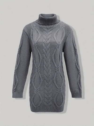 Narda - Élégante Robe Turtleneck