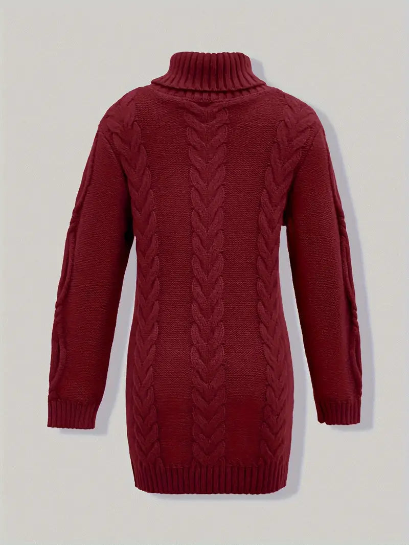 Narda - Élégante Robe Turtleneck