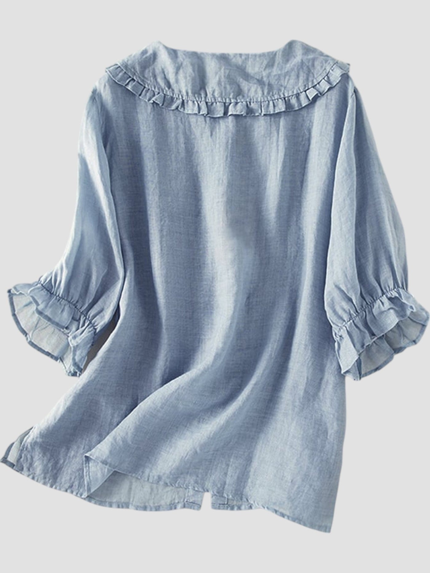 Luana - Chemise Légère Avec Volants