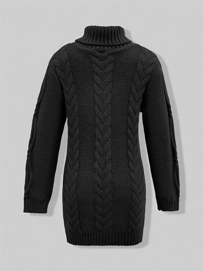 Narda - Élégante Robe Turtleneck
