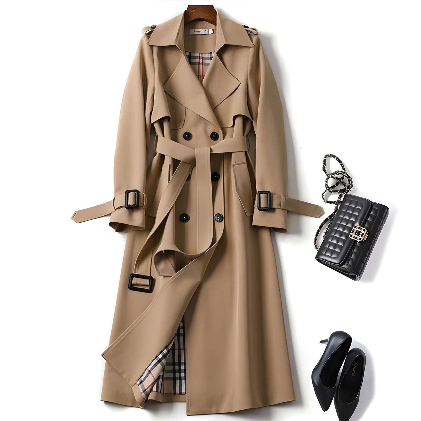 Vespera - Élégant Trench-Coat Intemporel