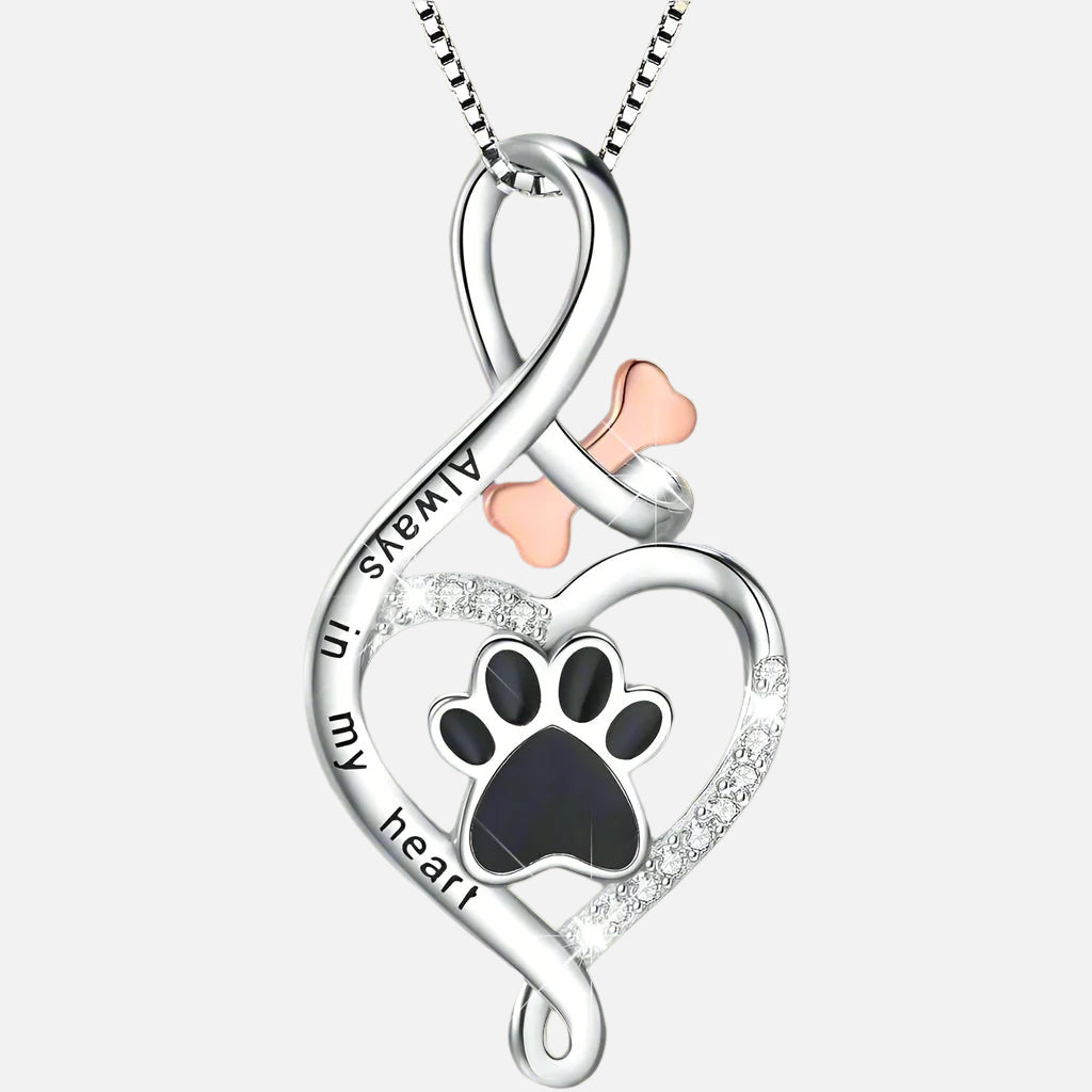 Lucky Paw - Collier Éternel en Argent