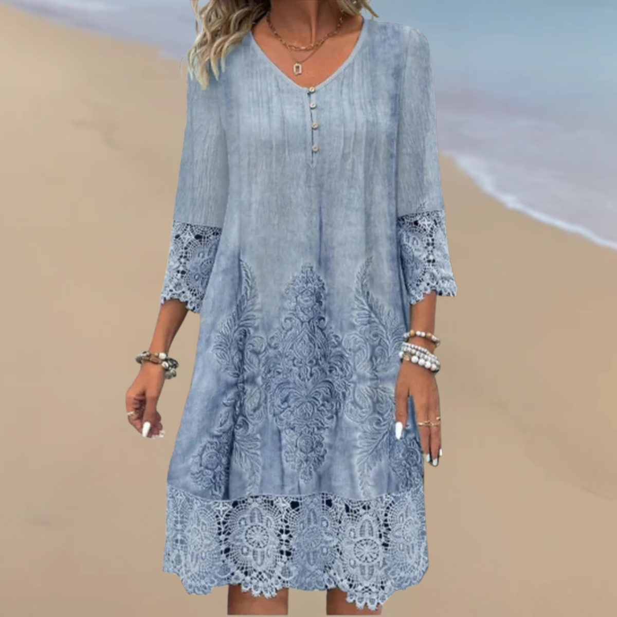 Sofie - Robe Bohémienne Élégante