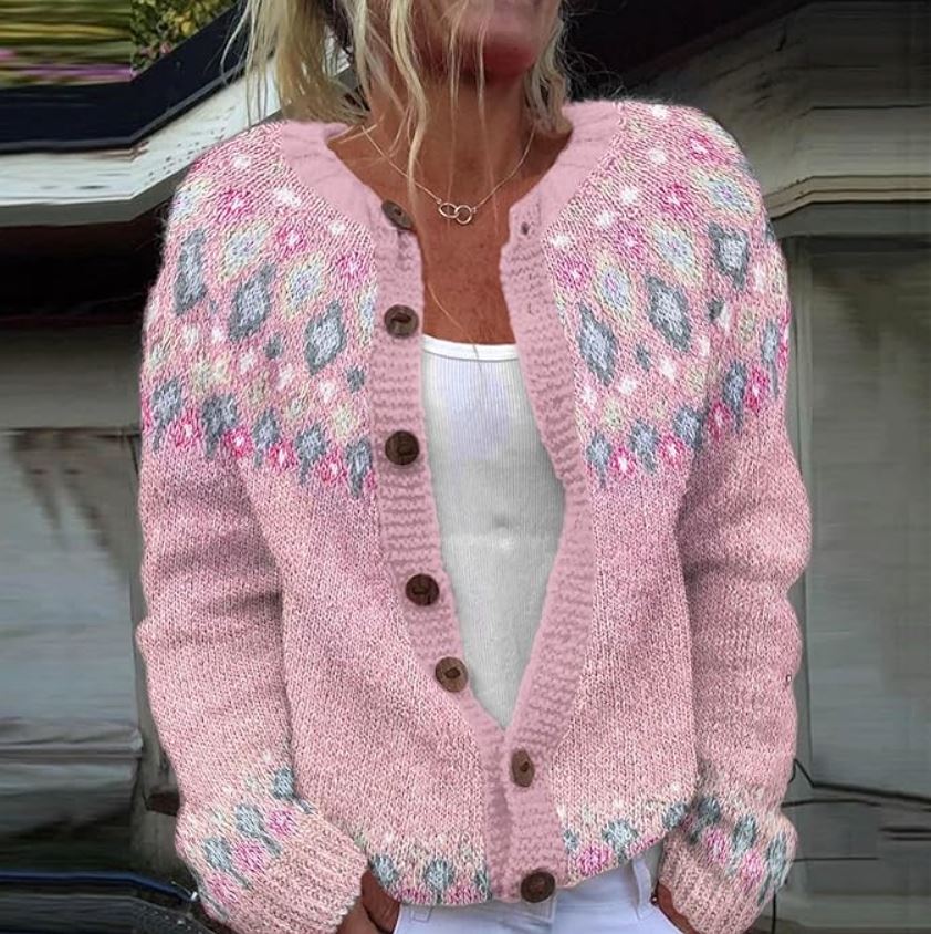 Noisette - Cardigan Confort Douillet