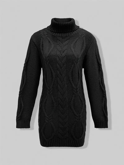 Narda - Élégante Robe Turtleneck