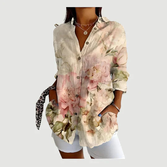 Amalie - Blouse Colorée et Confortable