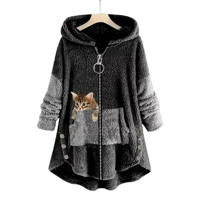 Agnes - Hoodie Peluche Élégante