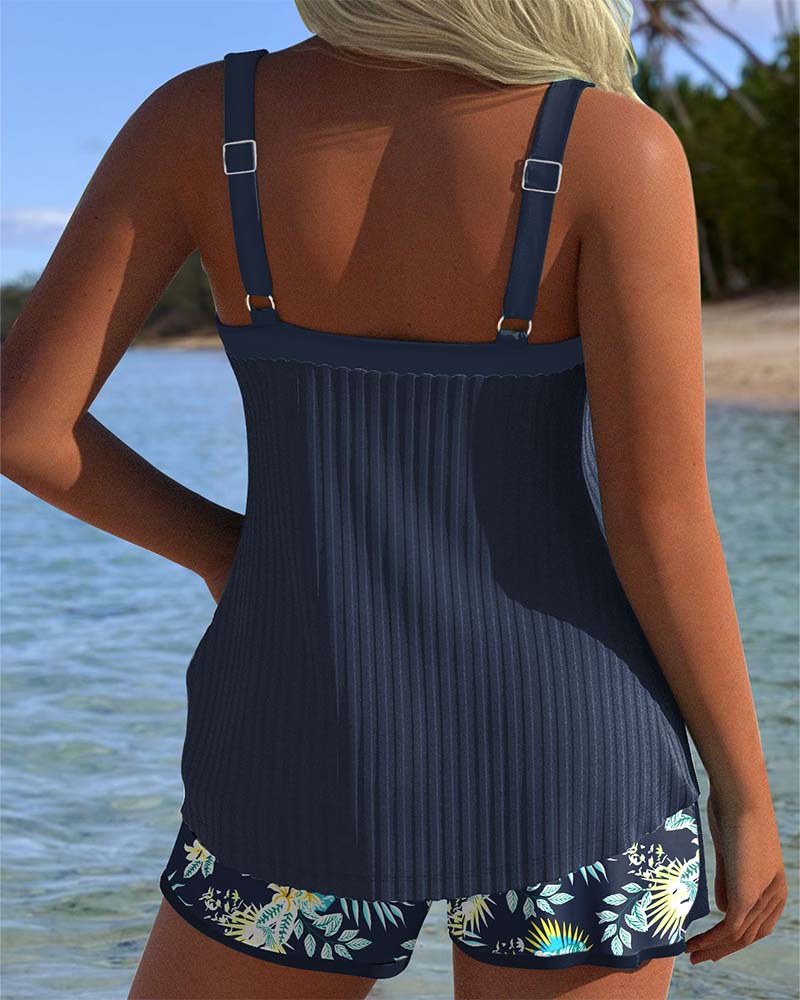 Beau - Tankini Rayé Élégant