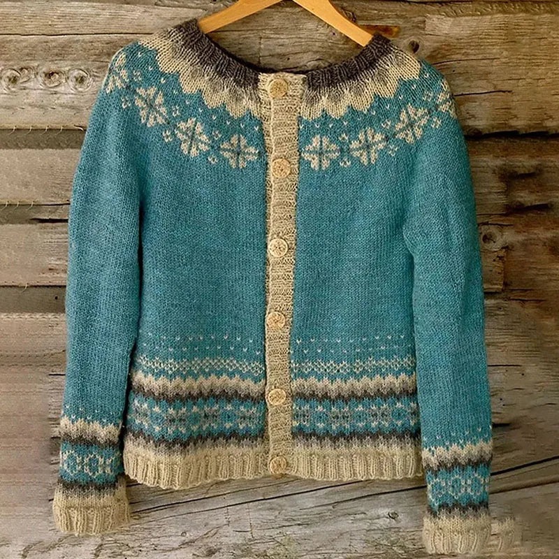 Allaira - Cardigan Vintage Fait Main
