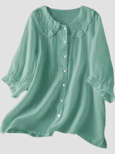 Luana - Chemise Légère Avec Volants