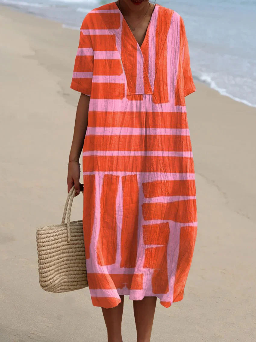 Lunelle - Robe En Coton Élégante