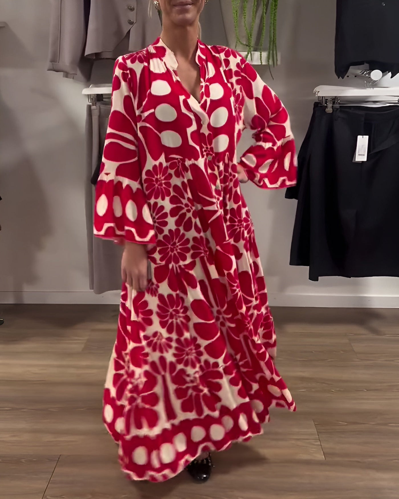 Marielle - Élégante Robe Maxi Florale