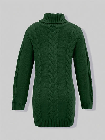 Narda - Élégante Robe Turtleneck