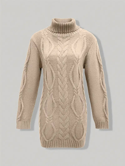 Narda - Élégante Robe Turtleneck