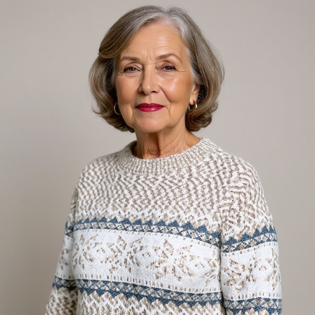 Melanie - Pull Chaud Vintage