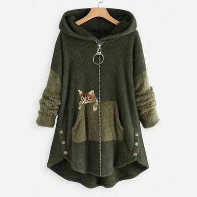 Agnes - Hoodie Peluche Élégante