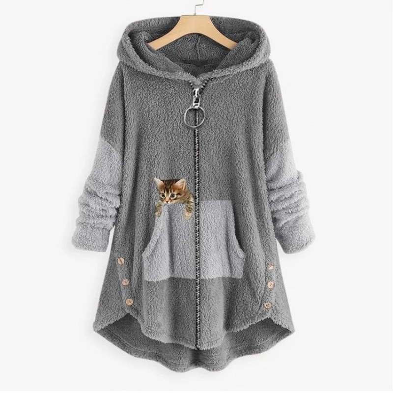 Agnes - Hoodie Peluche Élégante