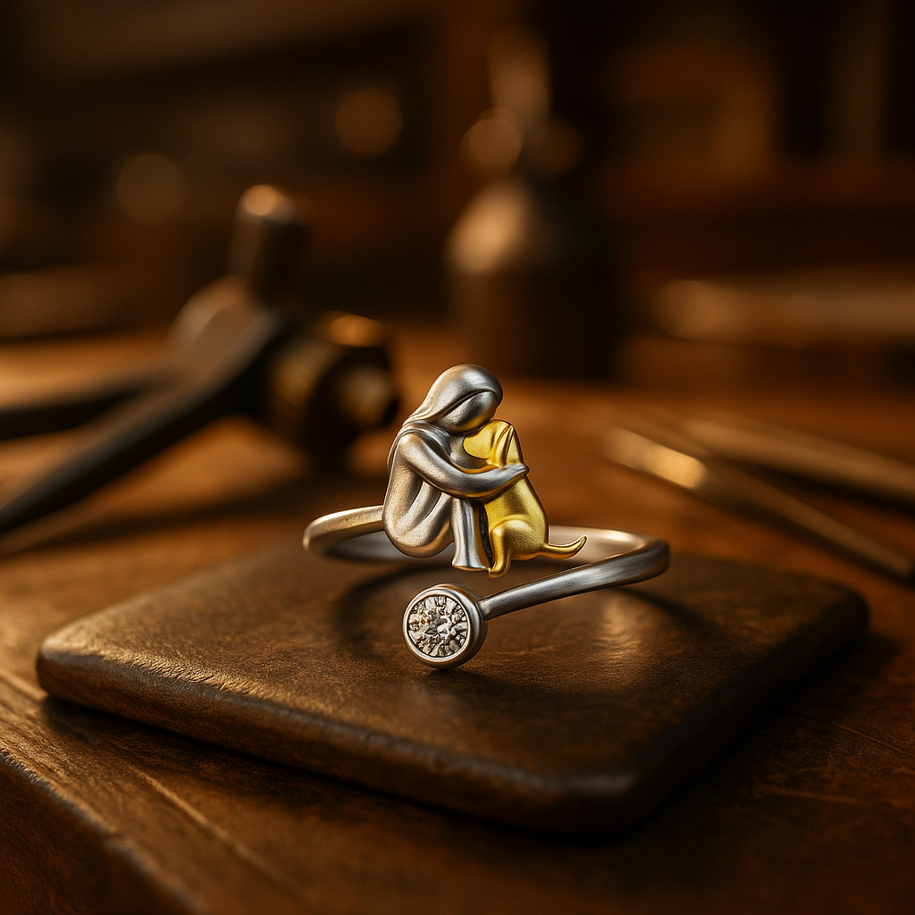 Luna - Bague Émotionnelle en Argent