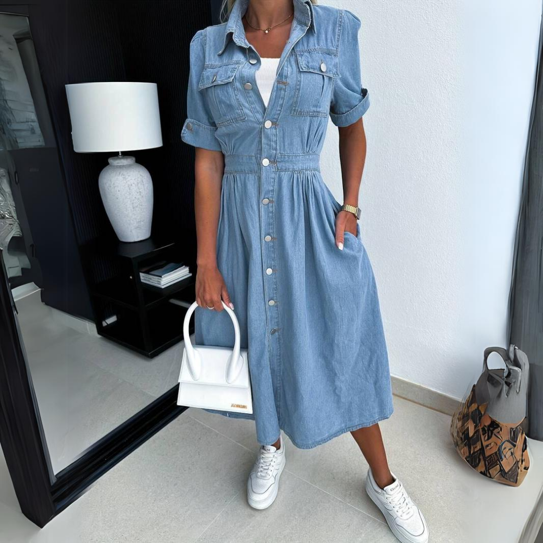 Celine - Élégante Robe En Jean
