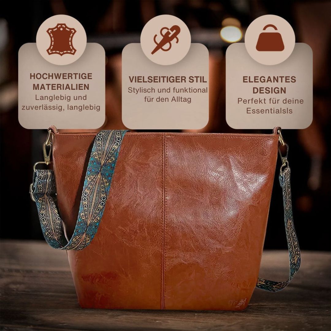 Greta - Élégant Sac Vintage En Cuir