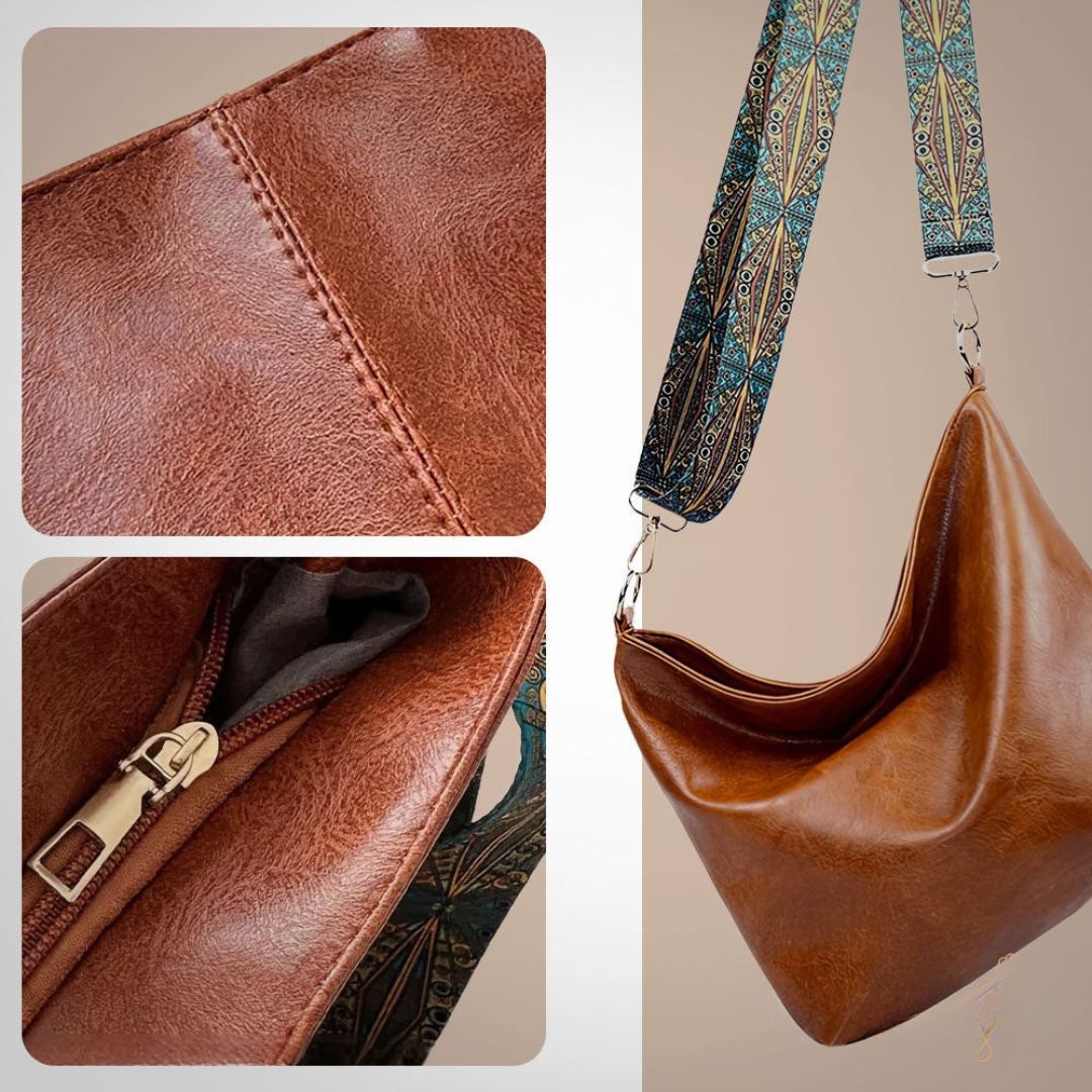 Greta - Élégant Sac Vintage En Cuir
