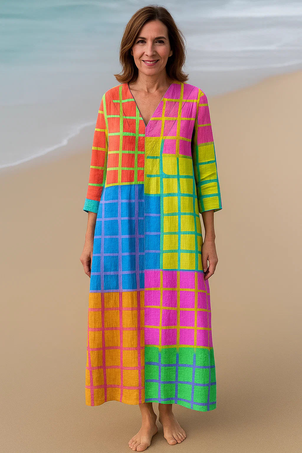 Sofie - Robe Maxi Légère et Colorée