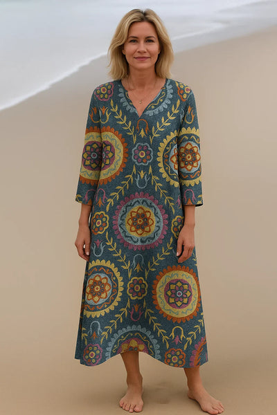 Sofie - Robe Maxi Bohème Élégante