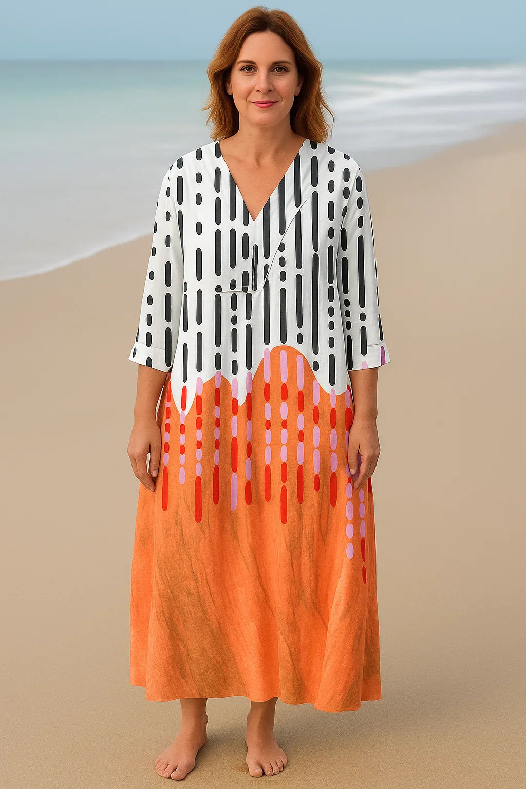 Sofie - Robe Maxi Légère et Élégante