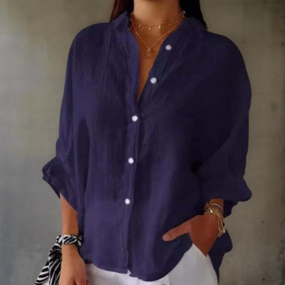 Linda - Élégante Blouse En Lin