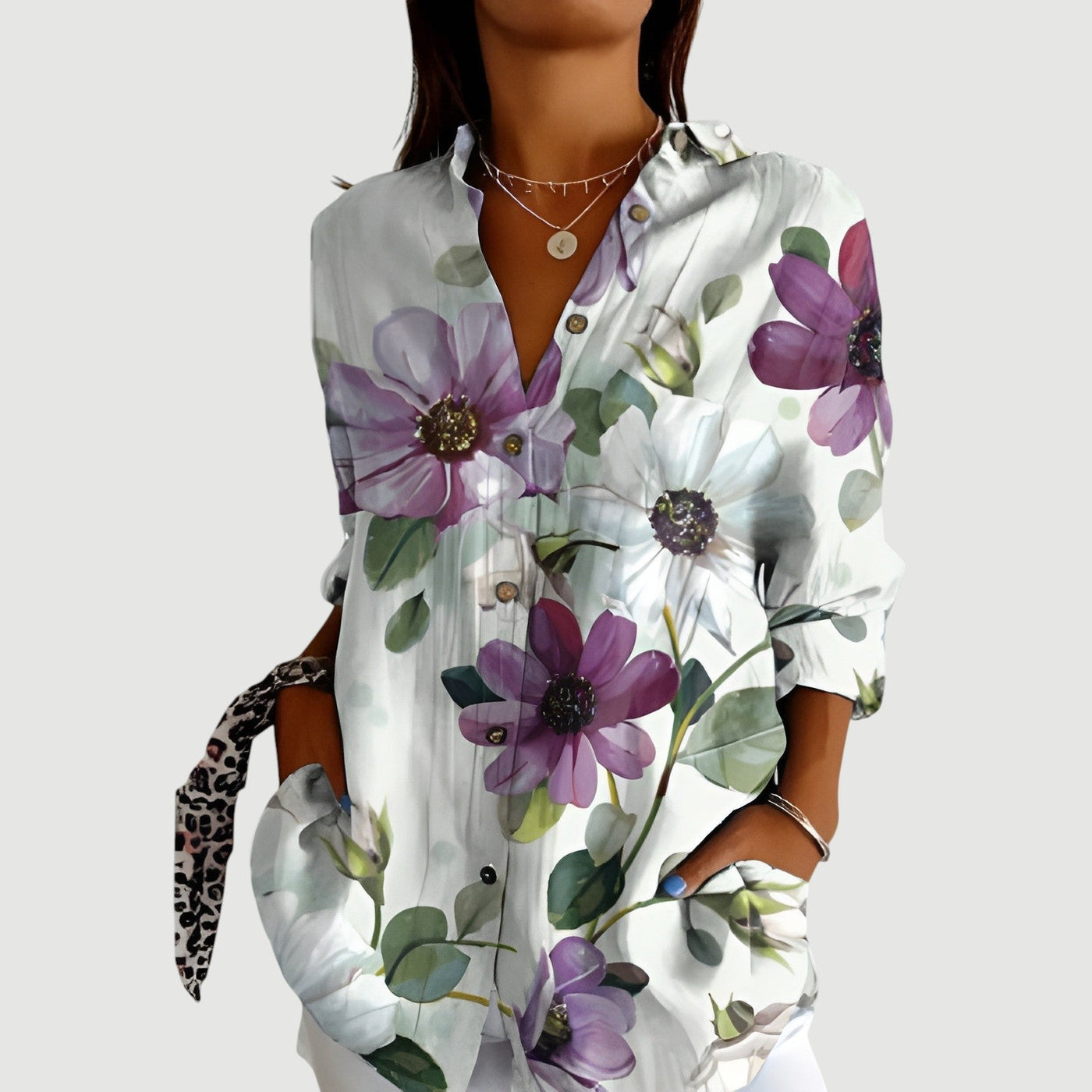 Silje - Blouse Colorée et Confortable