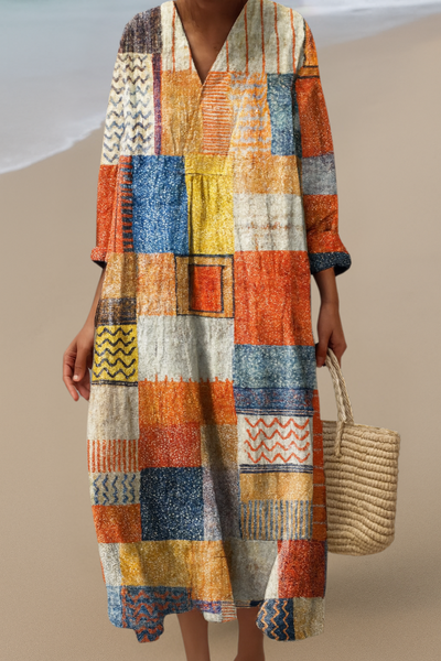 Sofie - Robe Patchwork Légère