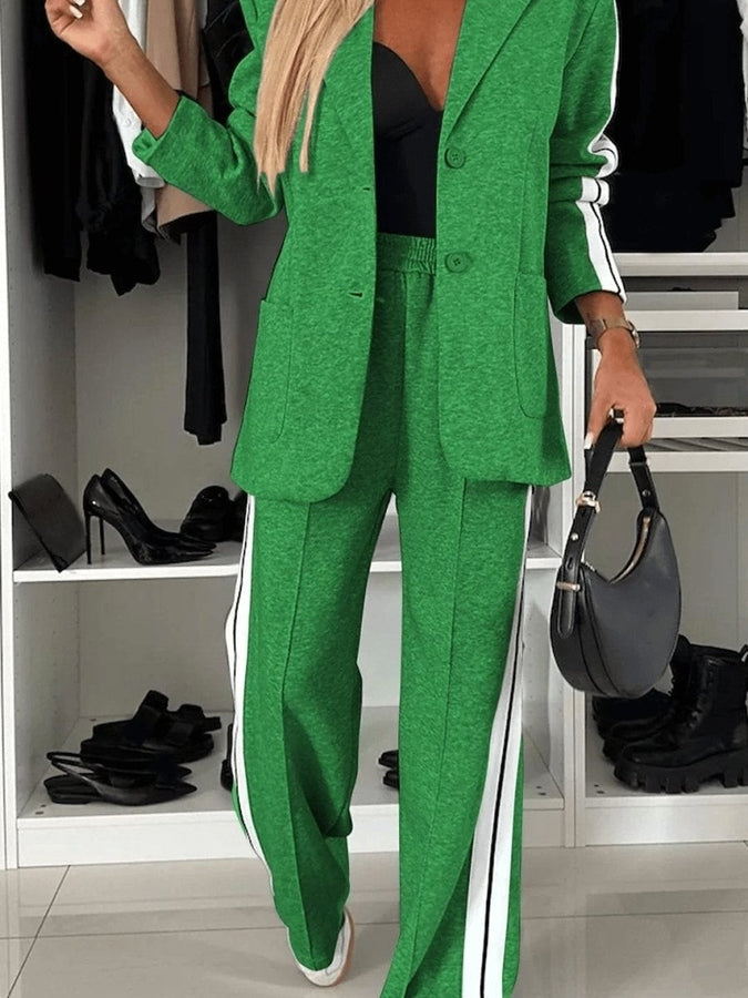 Selena - Ensemble Chic Rayé