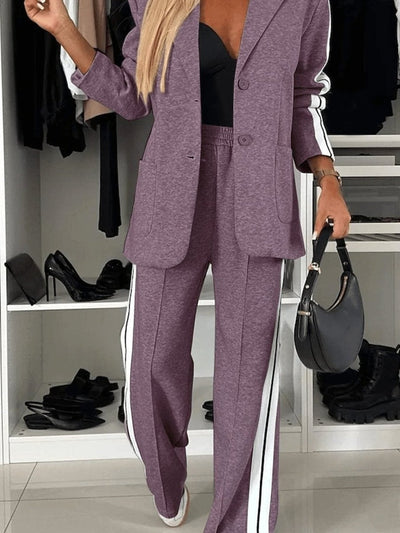 Selena - Ensemble Chic Rayé