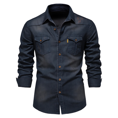 Avantea - Chemise Denim Élégante