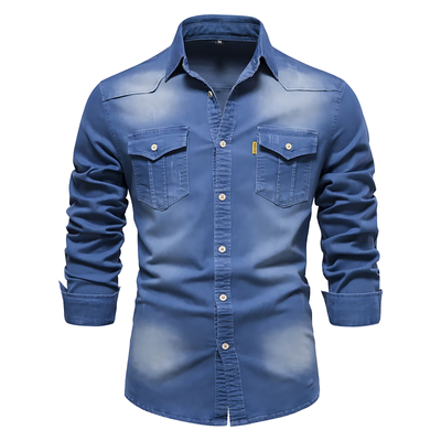 Avantea - Chemise Denim Élégante
